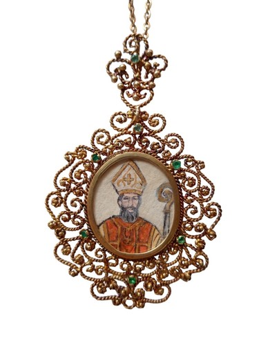Collana medaglione - *hh*,