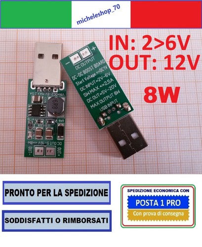 Elevatore tensione usb a - di,