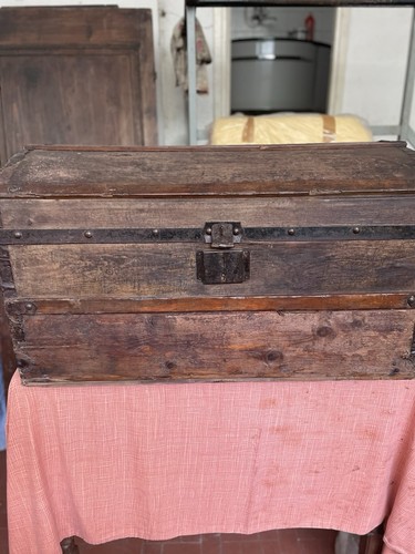 Baule legno antico - baule,
