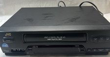 Videoregistratore VHS JVC HR-A51U Pro-Cision 19U 4 testine plug & play testato senza telecomando