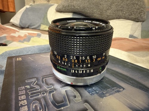 Canon 24mm s c - fd,