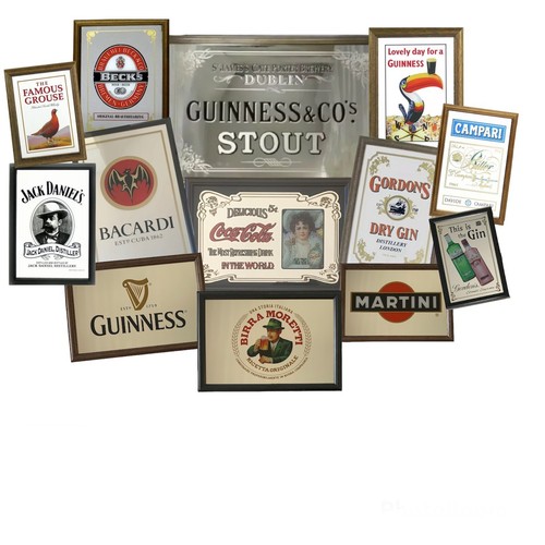 Piccolo specchio pub con - piccolo,
