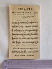 Santino Holy Card Supplica a S. Antonio di Padova 1929 Ricordo Centenario EL25 ^