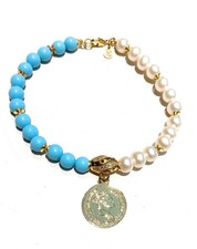 Bracciale Pasta Turchese Perle