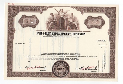 Specimen certificato stock - specimen,