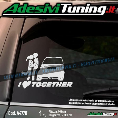 Adesivo love together smart - i,