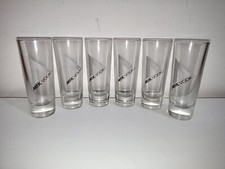Heineken set 6 Bicchieri vetro nuovi BIER BEER GLASS 25 CL. VERRE