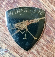 Stemma Militare Mitragliere Plastica  ITALIA RARE Leggere Descrizione 