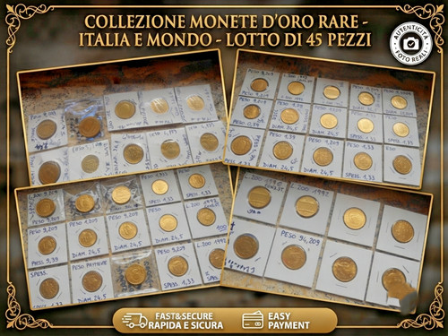 Lotto monete oro - monete,