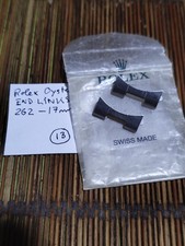 vintage rolex oyster bracelet 7835- 17 17mm  pair end links 262 for parts repair