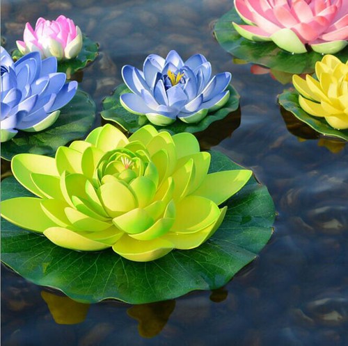 Fiori foglia loto finti - fiori,