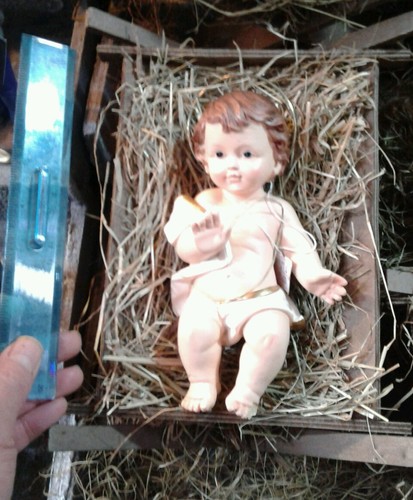 Child jesus resin cradle cm - child,