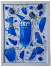 Quadro 3D in Resina Epossidica Sky Vodka con i led