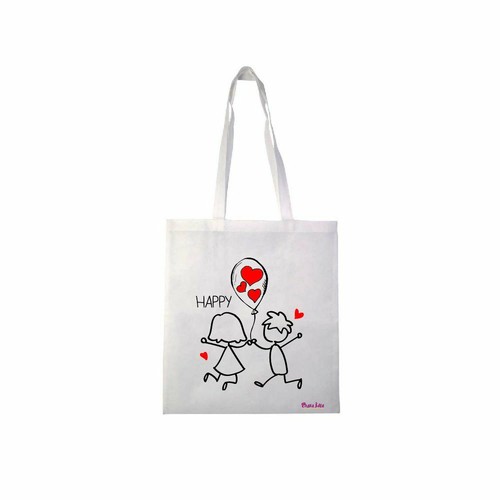 Borsa spesa 36x40 scritta - borsa,