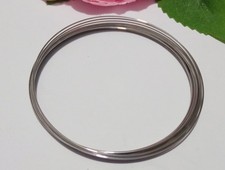 15giri/2,8mt  di filo molla memory wire x bracciale in acciaio inox 60x0.5mm