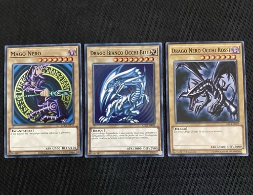 Yugioh set drago bianco occhi - bianco,