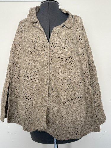 Poncho vintage fatto mano - fatto,