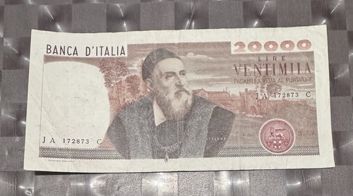 20000 lire tiziano decreto - 20000,