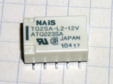 NAIS TQ2SA-L2-12V Relè bistabile a doppia bobina montaggio SMD 12Vdc (ATQ223SA)