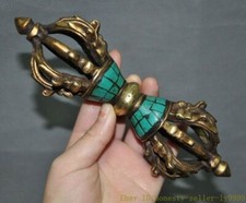 7" Tibet bronzo turchese