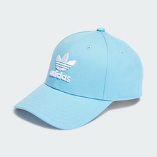 CAPPELLO ADIDAS Originals BERRETTO BASEBALL CLASS TREFOIL CELESTE IS4623