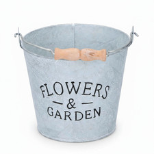 Secchio Decorativo in Zinco