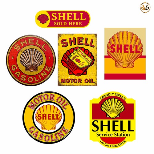 Shell vintage repliche - , adesivi