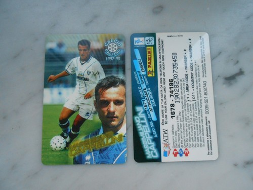 Figurina calcio calling cards - calcio,
