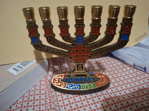 Mini menorah candele - candele, vintage