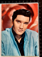 Cartolina postale immagine Elvis Presley anni 60 circa