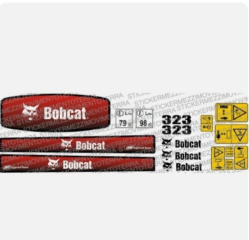 Bobcat 323 decalcomanie