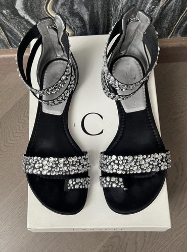 Donna casadei tacco nero raso - tacco,