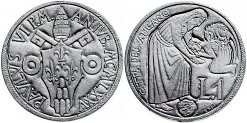 Lira 1975 anno santo - -,