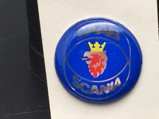 LOGO ADESIVO TELECOMANDO CHIAVE 11 MM SCUDO FREGIO SAAB SCANIA KEY BADGE SCUDO