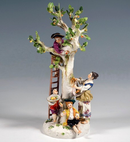 Meissen gärtner gruppe figura - gruppe,