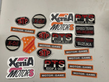 lotto 20 toppe giubbotto moto stp pts speed team suzuka melbourne x-oil xenia