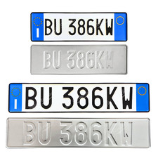 Targa Auto Coppia Anteriore e