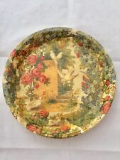 PIATTO IN TERRACOTTA REALIZZATO A MANO DECOUPAGE