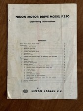 RARO Nikon F250 Manuale