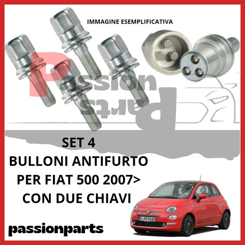 Kit bulloni antifurto - kit, cerchi