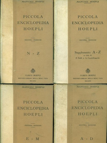 Piccola enciclopedia hoepli - piccola,