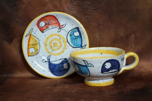 Tazza colazione alici - colazione, "alici"