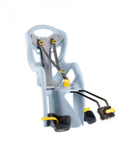Bellelli Seggiolino Posteriore Pepe Attacco al Telaio Ice Blue Grey