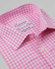 Camicia Uomo Formale Rosa