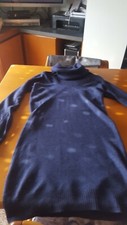 vestito in lana blu taglia 40 Pinko 