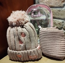 Completo: Cappello+Sciarpa+Zainetto Bambina