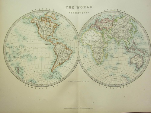 1896 grande vittoriano mappa - 1896,
