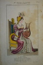 INCISIONE COLORE MODA COSTUME