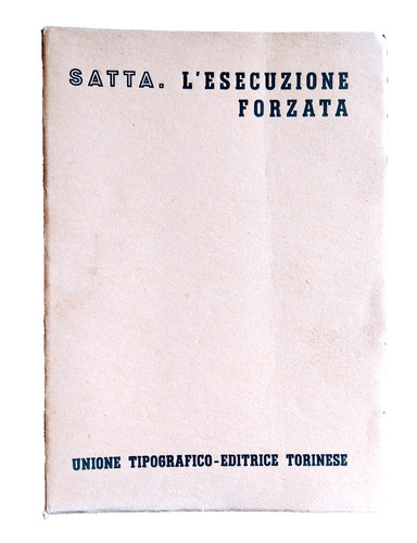 Satta esecuzione forzata - satta,