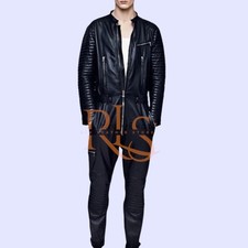 Tuta uomo full zip nera